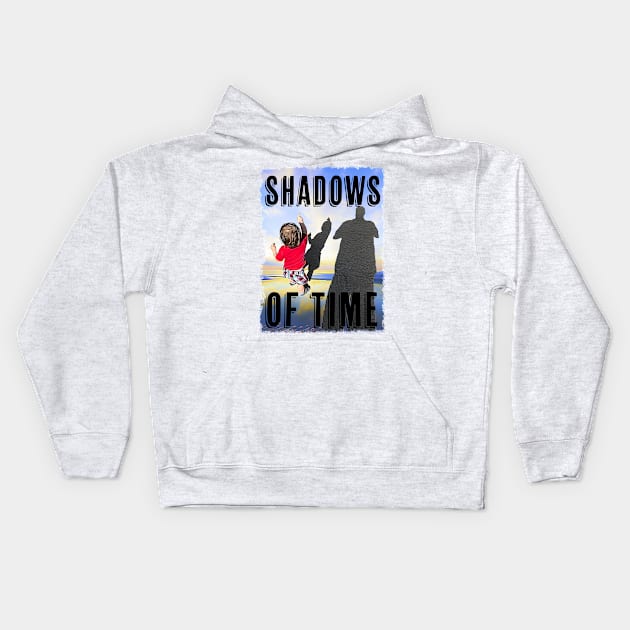 Shadows of time Kids Hoodie by Ripples of Time